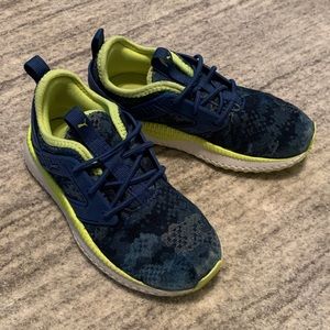 PUMA Blue/Yellow Sneakers, Boys 12.5